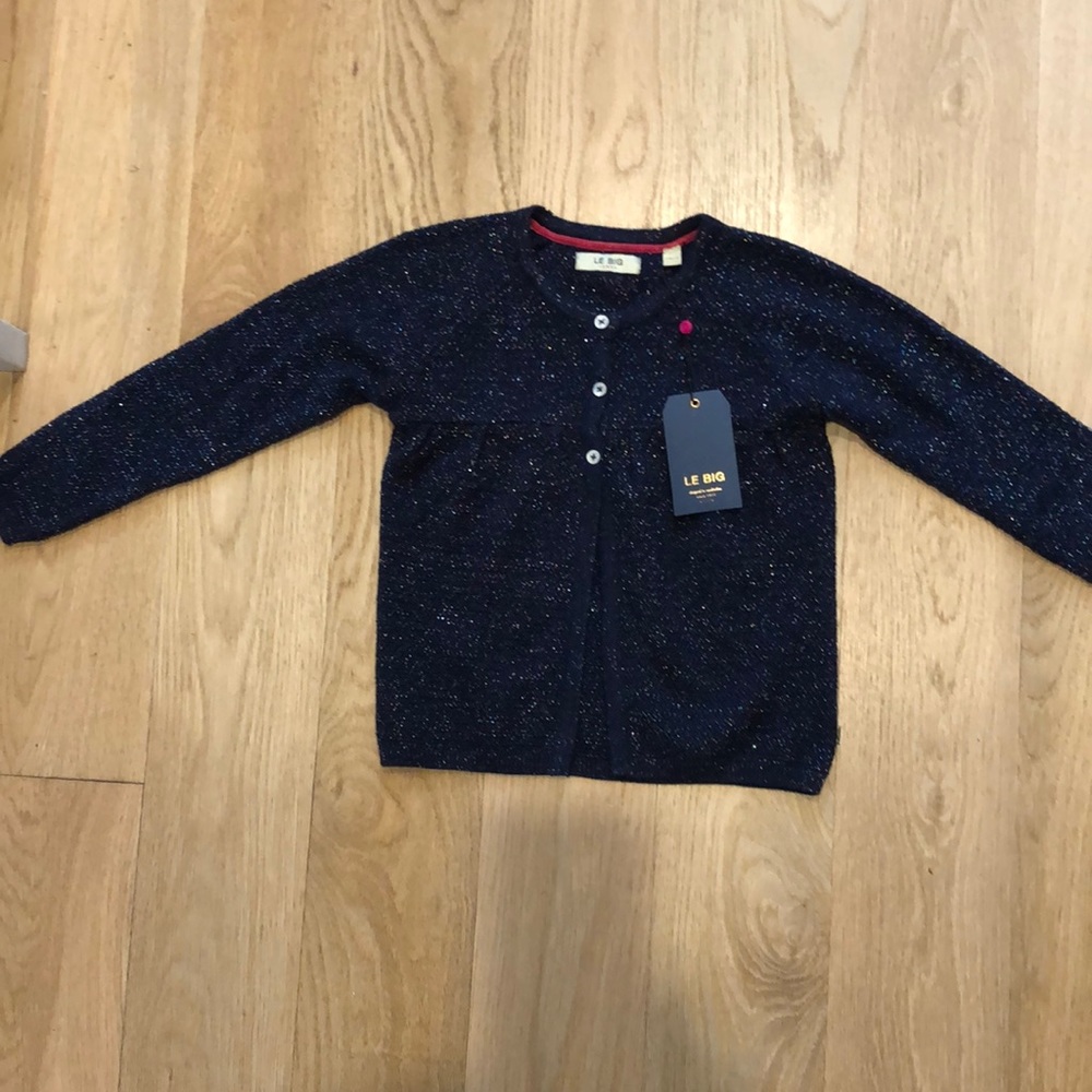 LE BIG Navy Cardigan